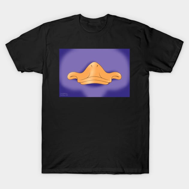 Purple Duck Bill T-Shirt by KeishaMaKainn